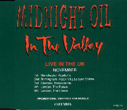 Accords et paroles In The Valley Midnight Oil