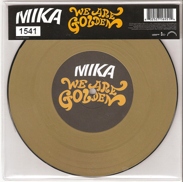 Accords et paroles We Are Golden MIKA