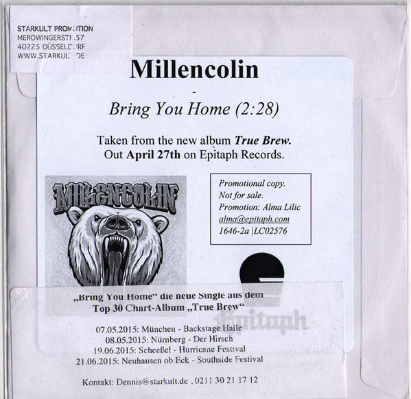 Accords et paroles Bring Me Home Millencolin