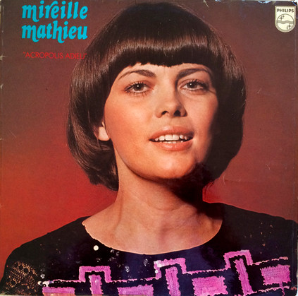 Accords et paroles Acropolis adieu Mireille Mathieu