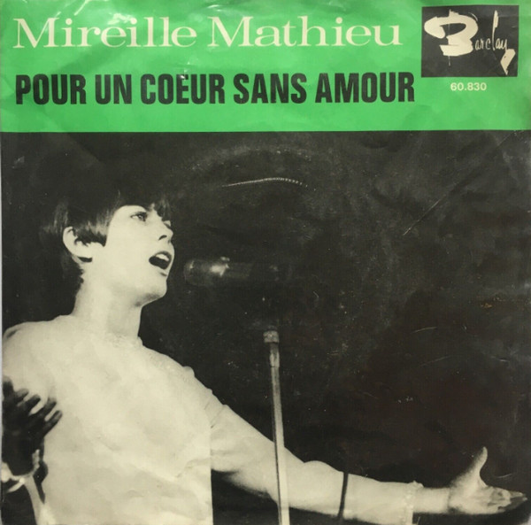 Accords et paroles Pour un coeur sans amour Mireille Mathieu