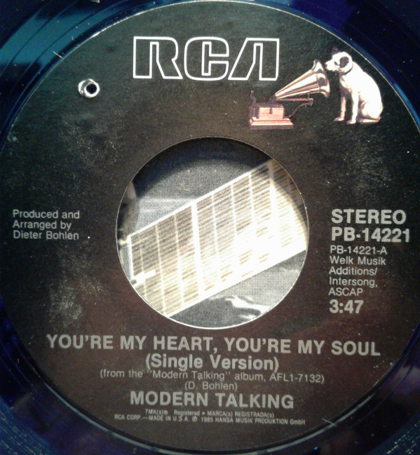 Accords et paroles You're My Heart, You're My Soul Modern Talking