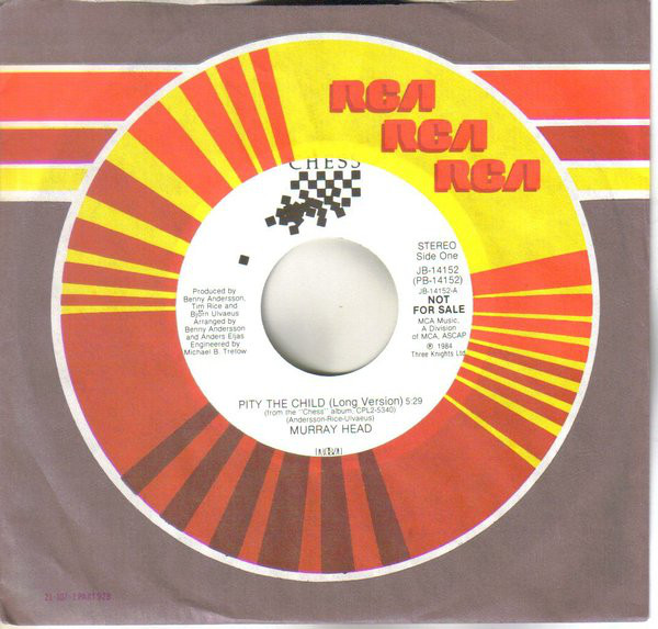 Accords et paroles Pity The Child Murray Head