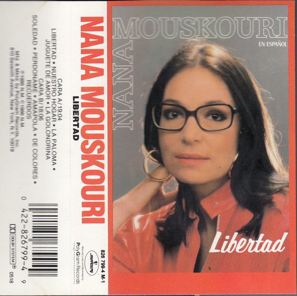 Accords et paroles Libertad Nana Mouskouri