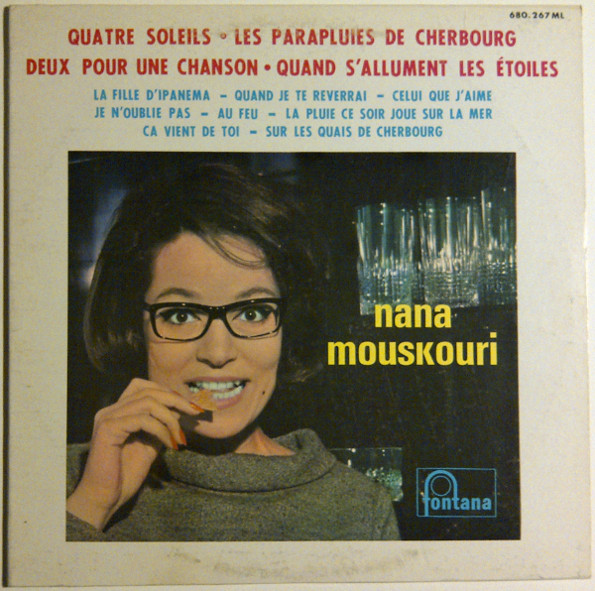 Accords et paroles Quatre soleils Nana Mouskouri