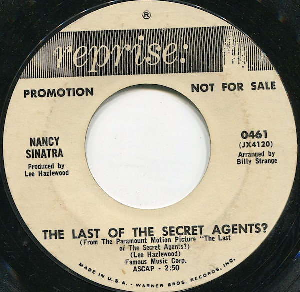 Accords et paroles The Last Of The Secret Agents Nancy Sinatra