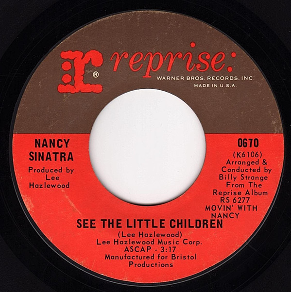Accords et paroles See The Little Children Nancy Sinatra