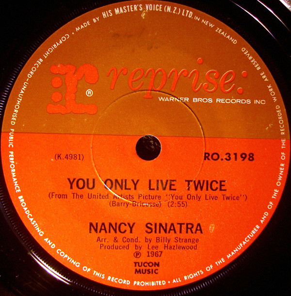 Accords et paroles You Only Live Twice Nancy Sinatra