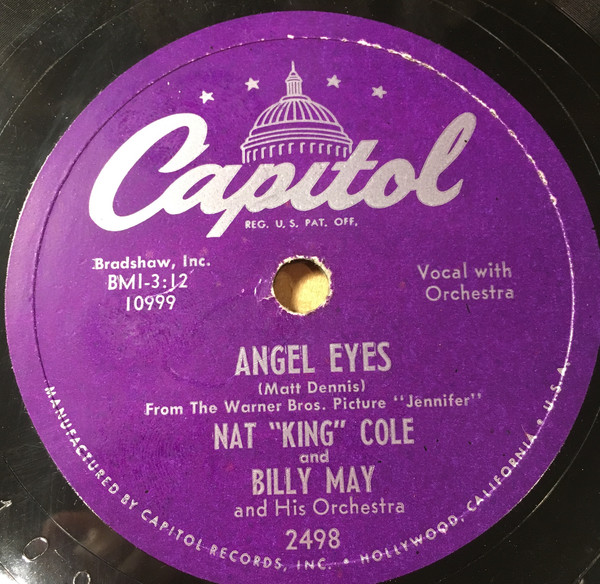 Accords et paroles Angel Eyes Nat King Cole