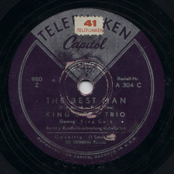 Accords et paroles The Best Man Nat King Cole