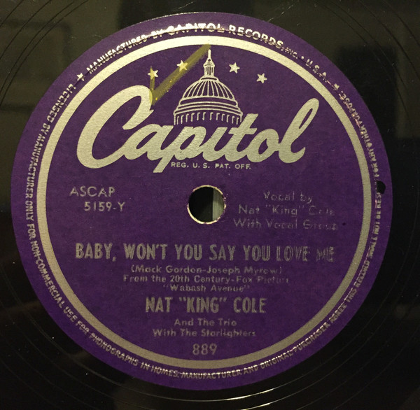 Accords et paroles I Almost Lost My Mind Nat King Cole