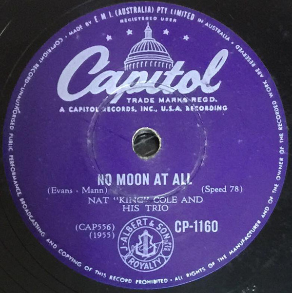 Accords et paroles I Miss You So Nat King Cole