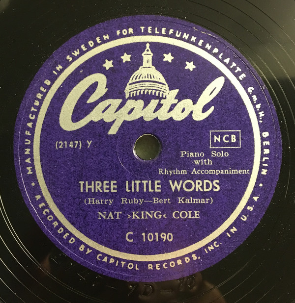 Accords et paroles I'll Never Be The Same Nat King Cole
