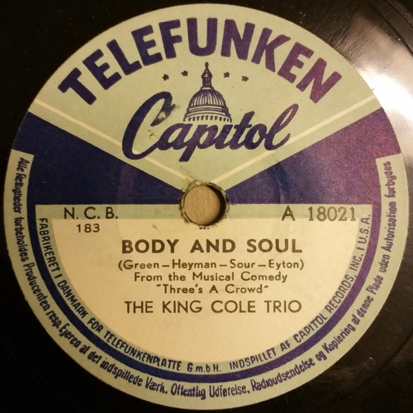 Accords et paroles The Man I Love Nat King Cole