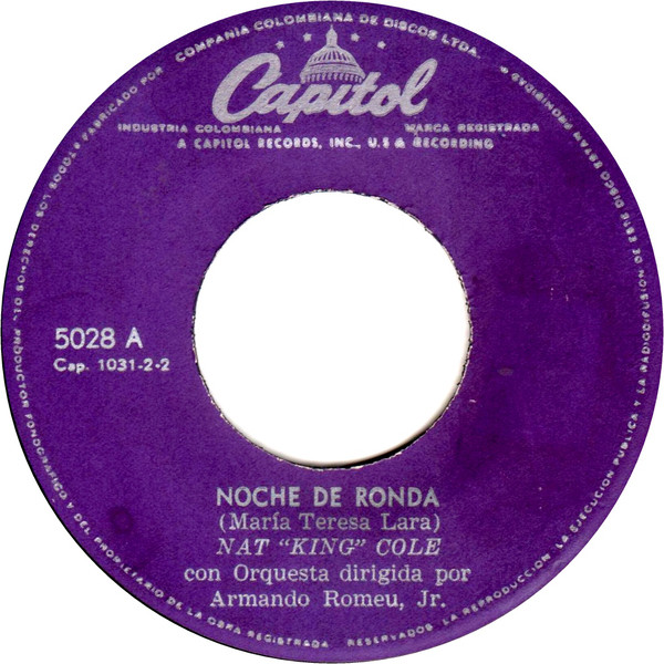 Accords et paroles Noche De Ronda Nat King Cole