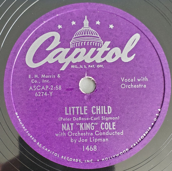 Accords et paroles Red Sails In The Sunset Nat King Cole