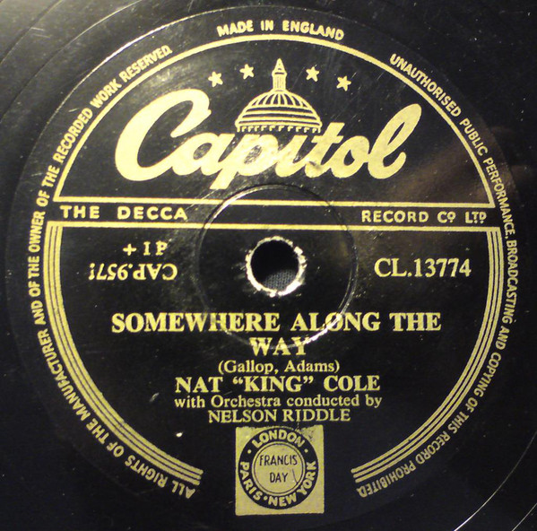 Accords et paroles Somewhere Along The Way Nat King Cole