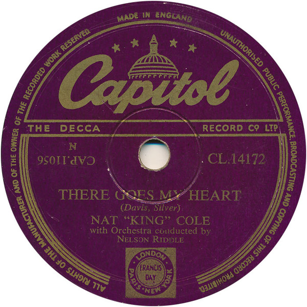 Accords et paroles There Goes My Heart Nat King Cole