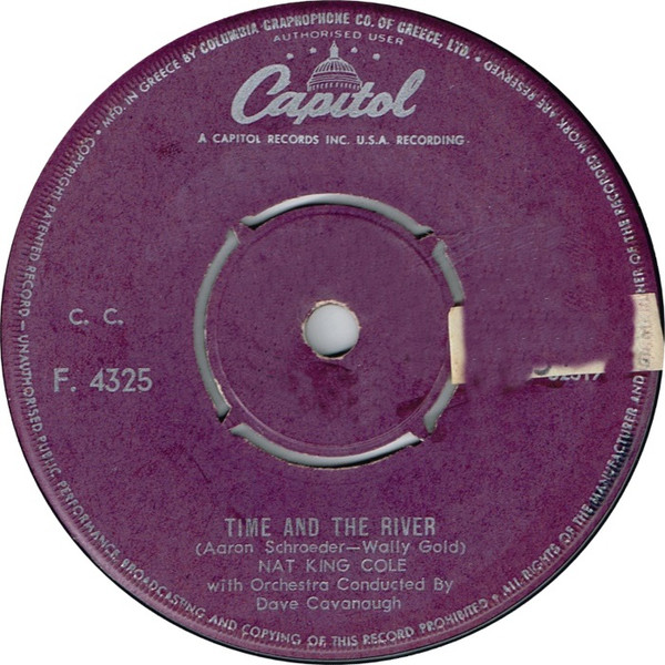 Accords et paroles Time And The River Nat King Cole
