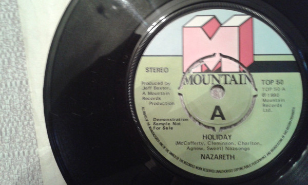 Accords et paroles Holiday Nazareth
