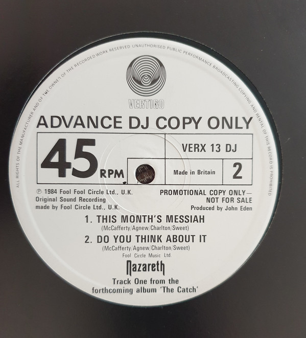 Accords et paroles Ruby Tuesday Nazareth
