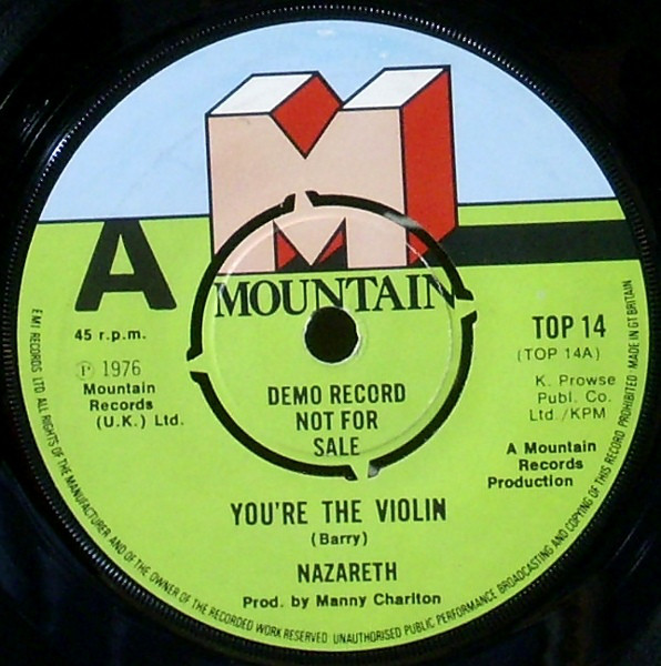 Accords et paroles Youre The Violin Nazareth