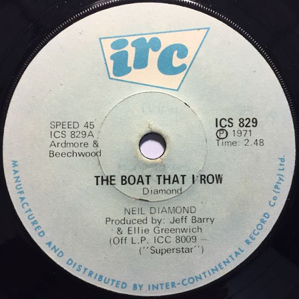 Accords et paroles The Boat That I Row Neil Diamond
