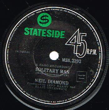 Accords et paroles Solitary Man Neil Diamond
