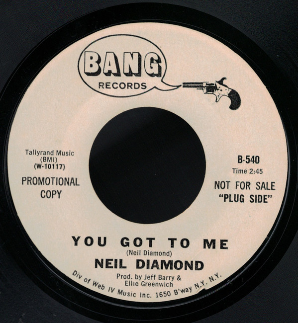 Accords et paroles You Got To Me Neil Diamond