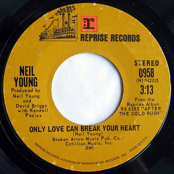 Accords et paroles Only Love Can Break your Heart Neil Young