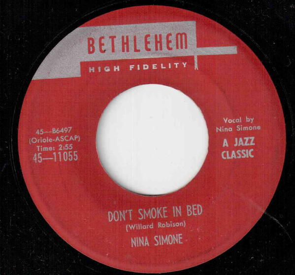 Accords et paroles Dont Smoke In Bed Nina Simone