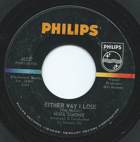 Accords et paroles Either Way I Lose Nina Simone