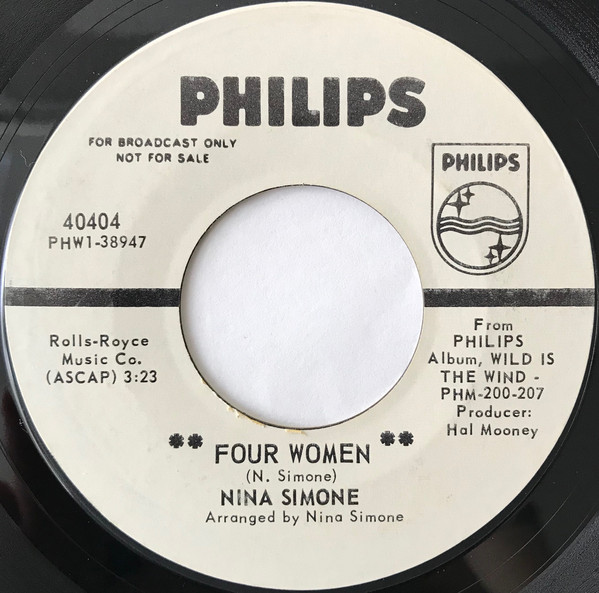 Accords et paroles Four Women Nina Simone