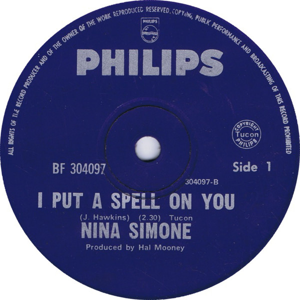 Accords et paroles I Put A Spell On You Nina Simone