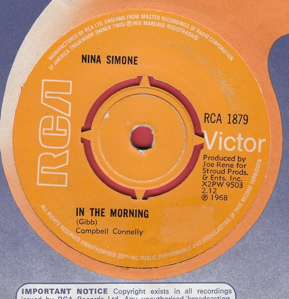Accords et paroles In The Morning Nina Simone