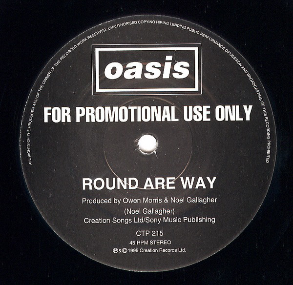 Accords et paroles Round Are Way Oasis