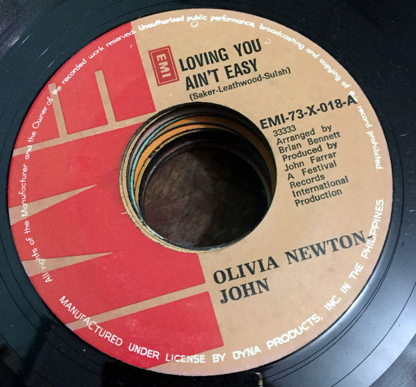 Accords et paroles Loving You Aint Easy Olivia Newton-John