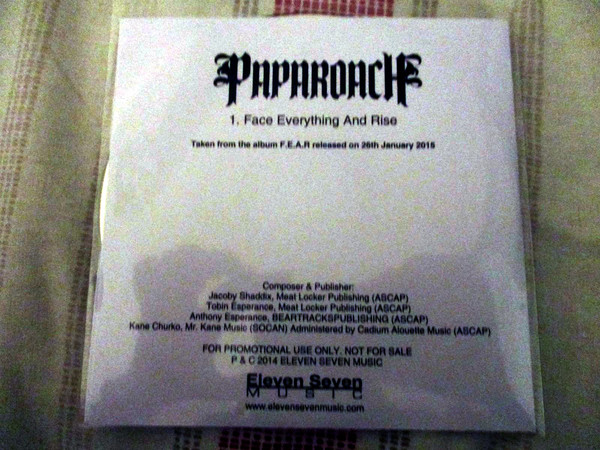 Accords et paroles Face Everything And Rise Papa Roach