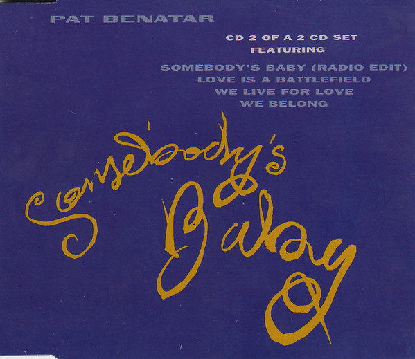 Accords et paroles Somebodys Baby Pat Benatar