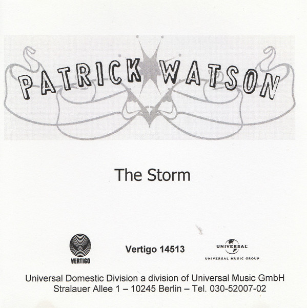 Accords et paroles The Storm Patrick Watson