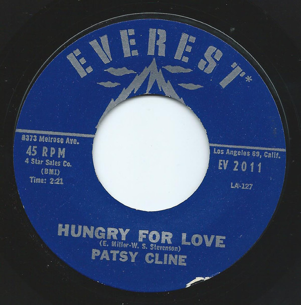 Accords et paroles Hungry For Love Patsy Cline