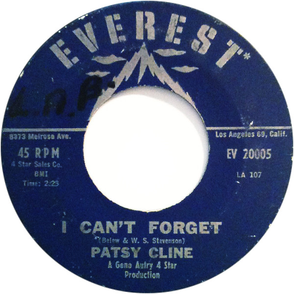 Accords et paroles I Can't Forget Patsy Cline