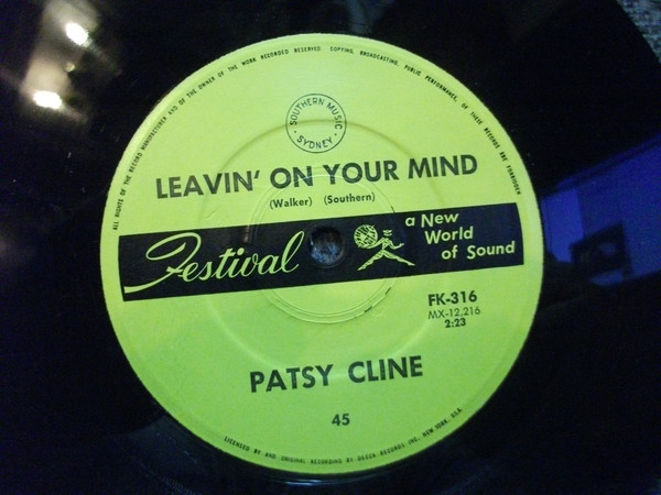 Accords et paroles Tra Le La Le La Triangle Patsy Cline