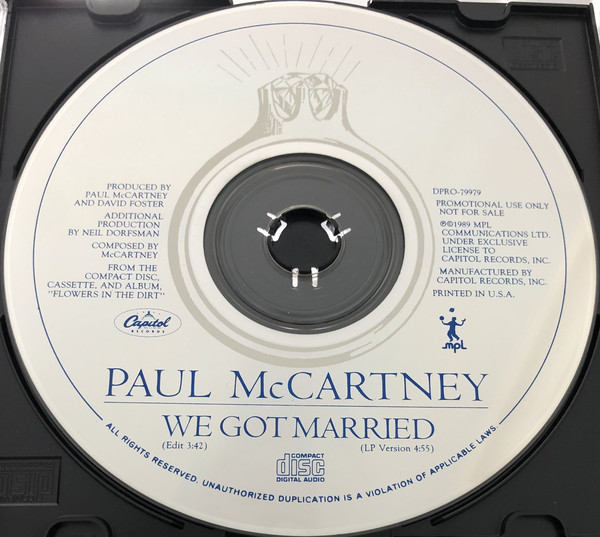 Accords et paroles We Got Married Paul McCartney