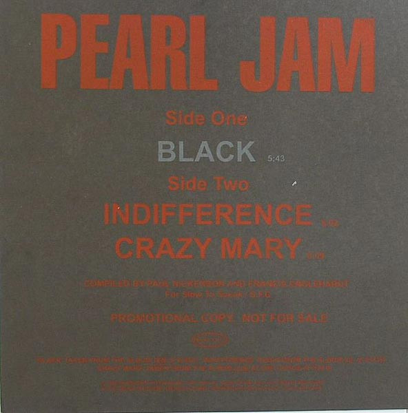 Accords et paroles Crazy Mary Pearl Jam