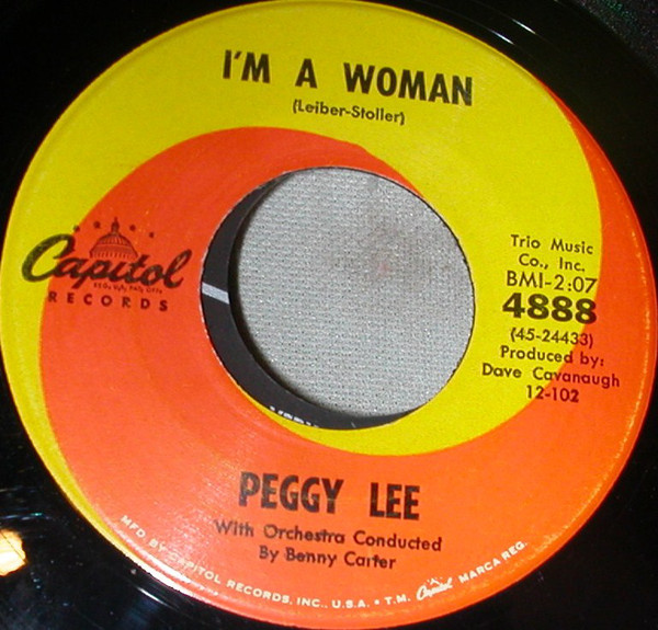 Accords et paroles I'm A Woman Peggy Lee
