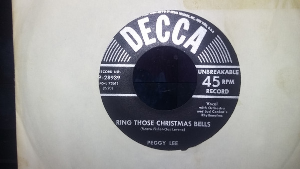 Accords et paroles Ring Those Christmas Bells Peggy Lee
