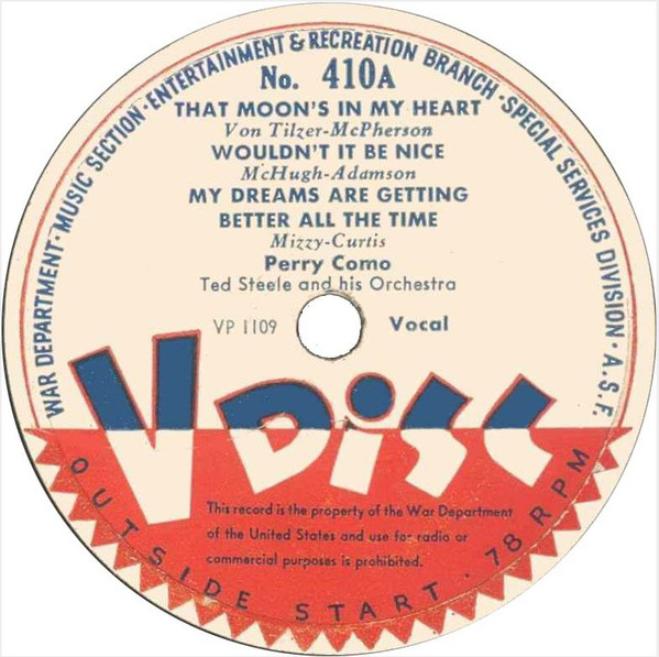 Accords et paroles One For My Baby Perry Como