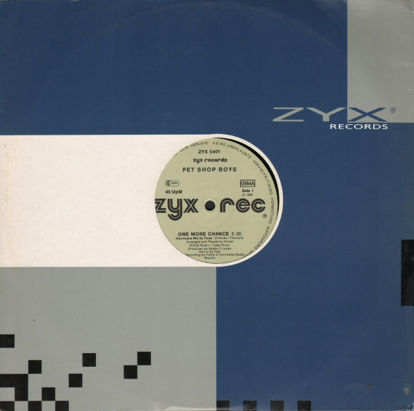 Accords et paroles One More Chance Pet Shop Boys