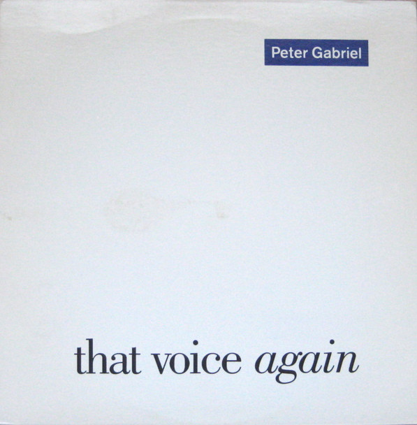 Accords et paroles That Voice Again Peter Gabriel